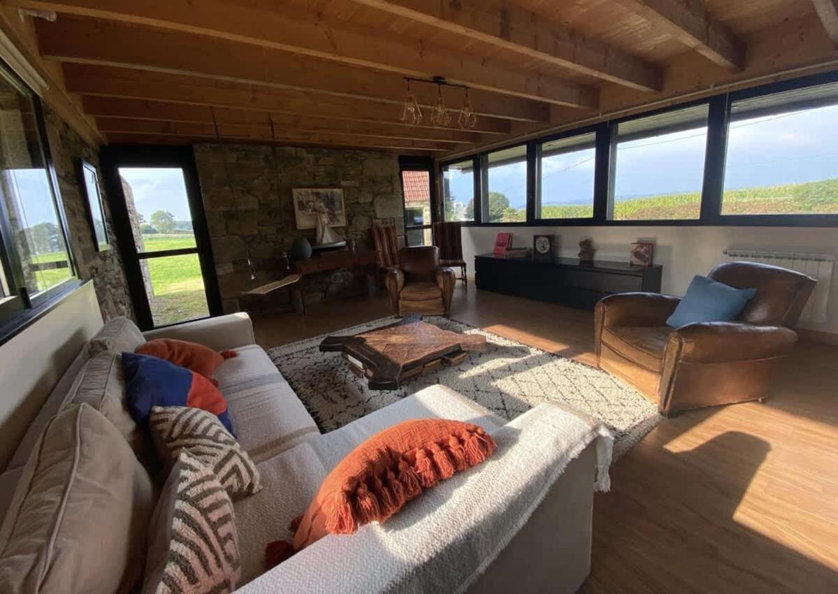 Large Farmhouse With Garden And Sea View For 8 People Locquenole Екстер'єр фото